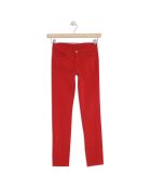 Pantalon Pixlette en Toile de coton rouge